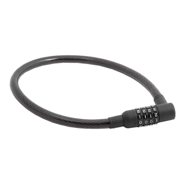 Cable de cifrado de bicicletas ACL-69 700mm Cable de acero 15 mm Universal negro