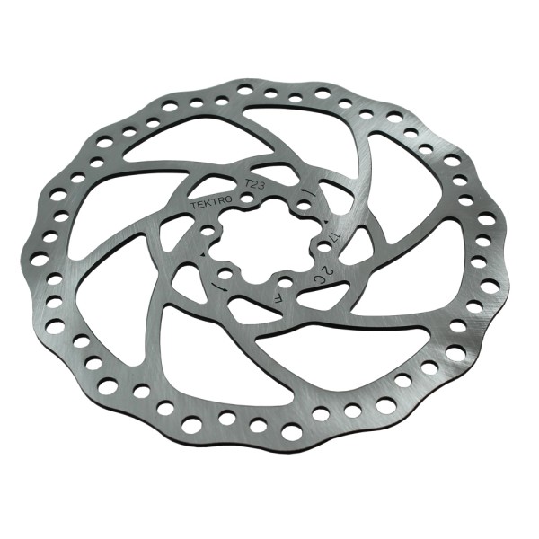 Rotor de disco de disco de freno de bicicleta 2,3 mm de espesor 203 mm 6 agujero con tornillos