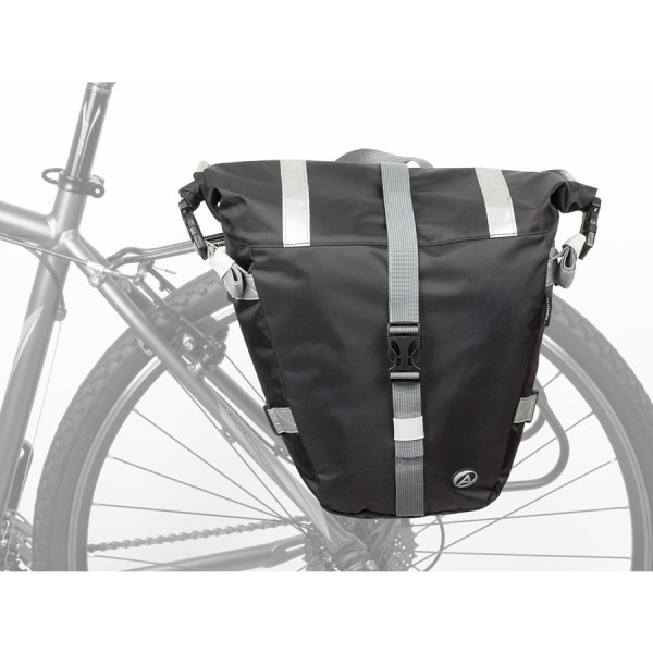 Bolsa de soporte para bicicletas A-N495 Sidebagas de agua repelente de agua Reflejo de 19 litros