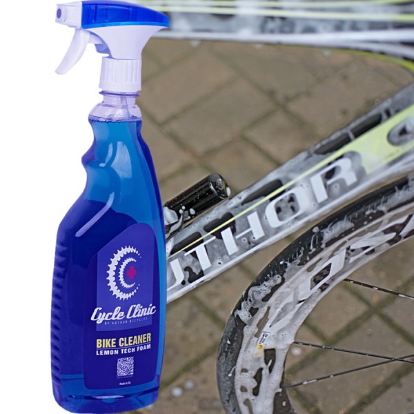 Limpiador de espuma de bicicleta Spray Botella de espuma de limón 750 ml