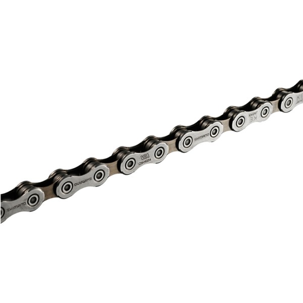 Cadena de bicicletas Shimano Deore CN-HG54 para desplazamiento de 10 velocidades 116 enlaces de cadena de plata HG-X