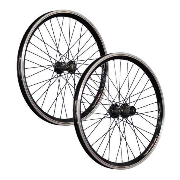 20 pulgadas juego ruedas bici Shimano FH TX500 7-10 negro