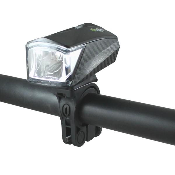 Luz delantera de luz de carbono LED de bicicleta 25 faroles lux faros Black STVZO