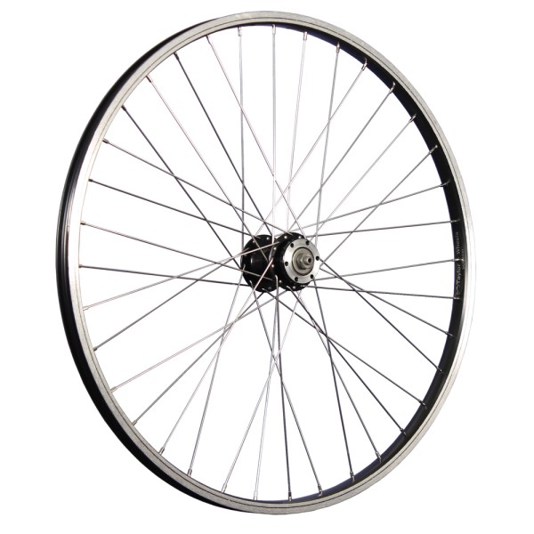 26 pulgadas rueda delantera bici alu Büchel Disc 559-21 negra